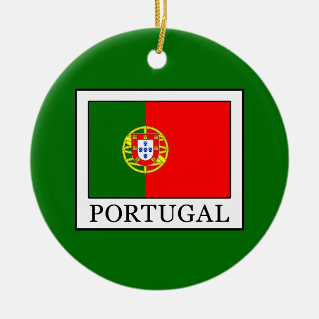 Portugal Ceramic Ornament (Front)
