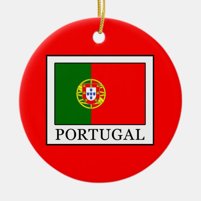 Portugal Ceramic Ornament (Front)