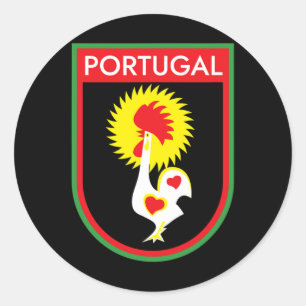 Portugal Chicken Classic Round Sticker