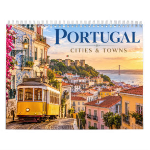 Portugal Cities & Towns Scenic Travel Calendar