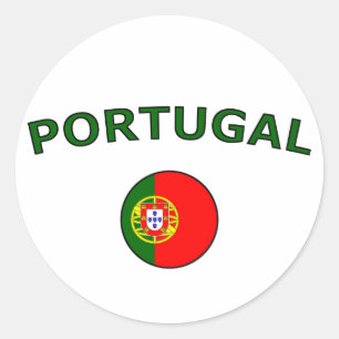 Portugal Classic Round Sticker