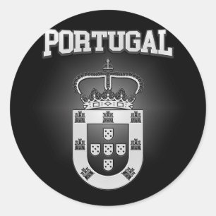 Portugal Coat of Arms Classic Round Sticker