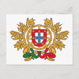 Portugal Coat of Arms Postcard