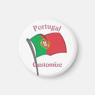 Portugal Country Flag Thunder_Cove Magnet