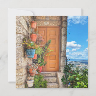 Portugal Door Greeting Card
