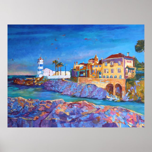 Portugal Europe Travel Lisbon Portuguese Landscape Poster (Front)