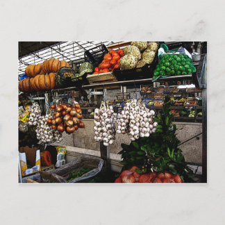 Portugal  Farmers Market Postcard