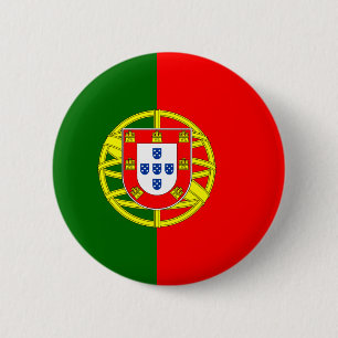 Portugal Flag 6 Cm Round Badge
