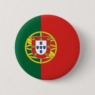 Portugal flag 6 cm round badge