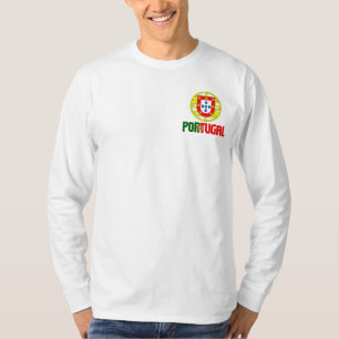 Portugal Flag and Coat of Arms Patriotic T-Shirt