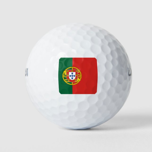 Portugal flag Bandeira De Portugal Golf Balls (Front)