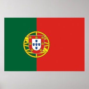 Portugal flag Bandeira De Portugal Poster