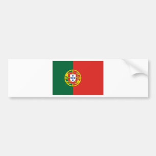 Portugal flag bumper sticker