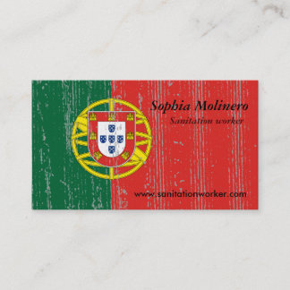 Portugal Flag Business Card
