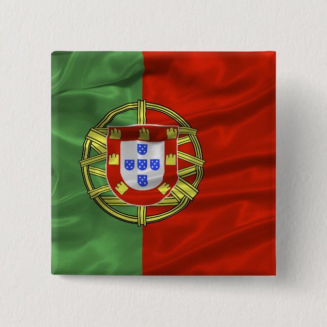 Portugal Flag Button (Front)