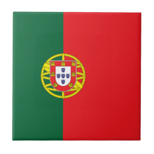 Portugal Flag Ceramic Tile