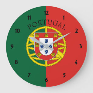 portugal flag clock