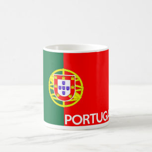 portugal flag country text name coffee mug