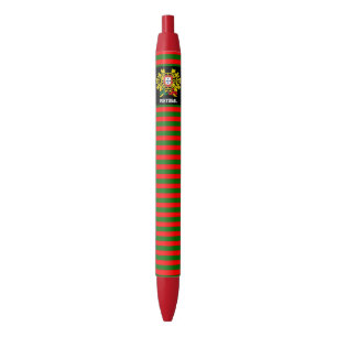 Portugal Flag Cute Patriotic Black Ink Pen