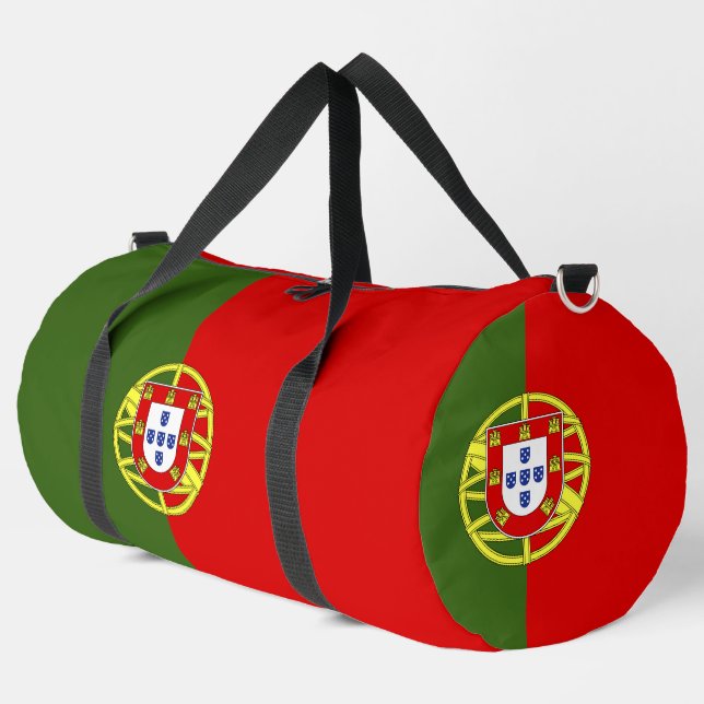 Portugal flag duffle bag (Left Corner)