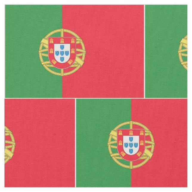 Portugal Flag Fabric (Close Up)