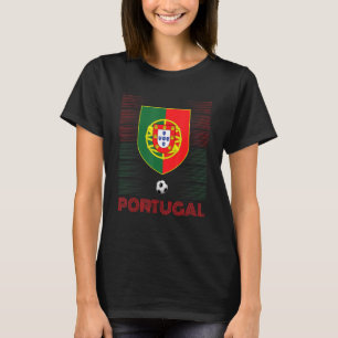 Portugal Flag Football Soccer Portuguese Fans T-Shirt