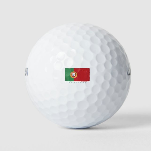 Portugal Flag Golf Balls (Front)