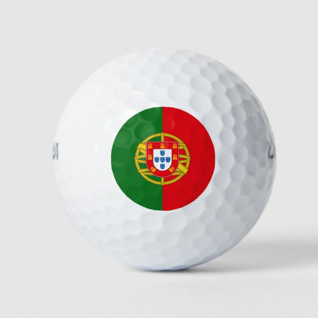 Portugal Flag Golf Balls (Front)