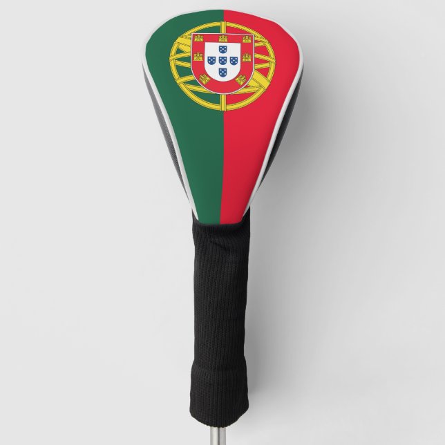 Portugal flag golf head cover (Front)
