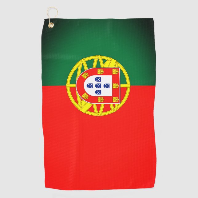 Portugal Flag Golf Towel (Front)