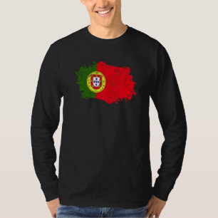 Portugal Flag Grunge Country Flag Portugal T-Shirt
