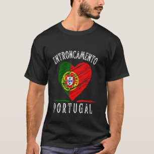 Portugal Flag Heart Entroncamento City T-Shirt