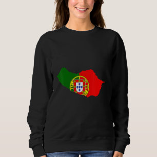 Portugal Flag im Madeira outline Madeira Sweatshirt