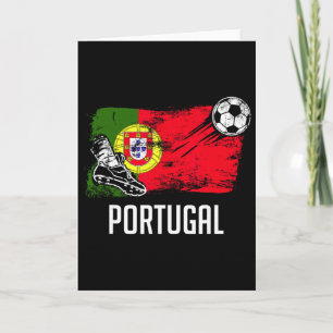 Portugal Flag Jersey Portuguese Soccer Team Portug Card