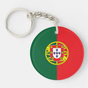 Portugal Flag Key Ring