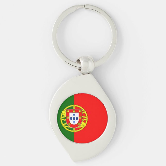 Portugal Flag Key Ring (Front)