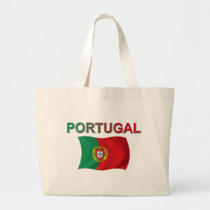 Portugal Flag Large Tote Bag