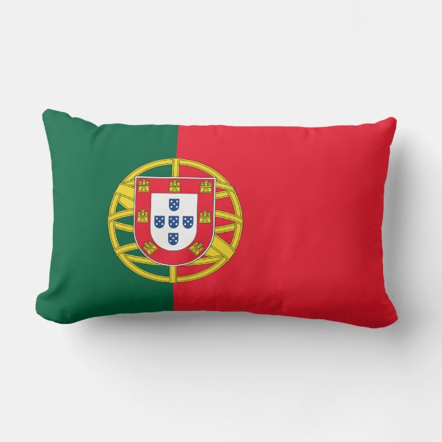 Portugal flag lumbar cushion (Front)