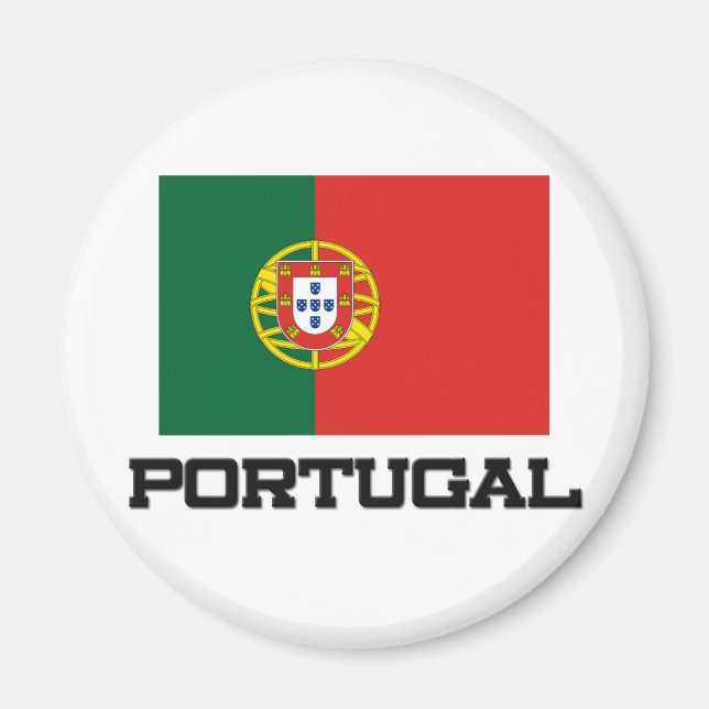 Portugal Flag Magnet (Front)