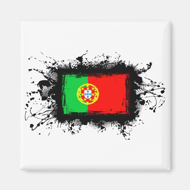 Portugal Flag Magnet (Front)