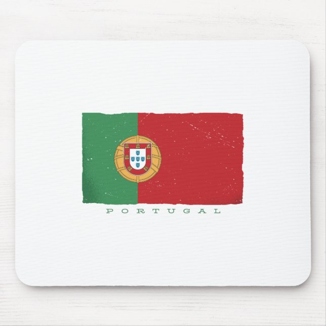 Portugal Flag Mouse Pad (Front)