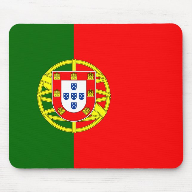 Portugal Flag Mouse Pad (Front)