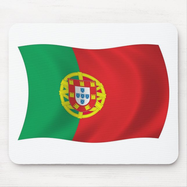 Portugal Flag Mousepad (Front)
