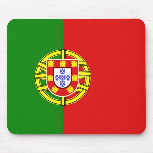 Portugal Flag Mousepad (Front)