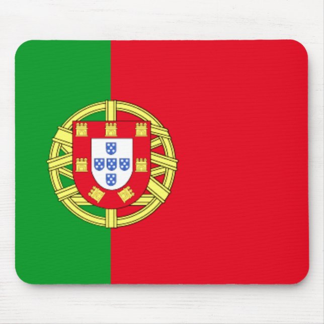 Portugal Flag Mousepad (Front)