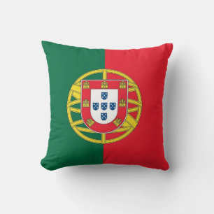 Portugal Flag on American MoJo Pillow