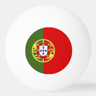 Portugal flag ping pong ball