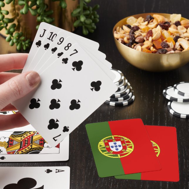Portugal flag playing cards (In Situ)