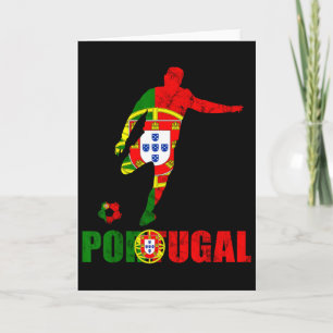 Portugal Flag Portugal Soccer Futebol Portuguese P Card