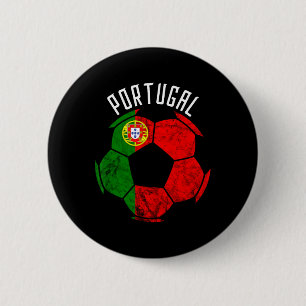Portugal Flag Portuguese Pride Portuguese Soccer P 6 Cm Round Badge